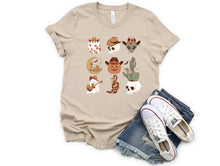 Load image into Gallery viewer, Wholesale Western Halloween Graphic Tee - Tan
