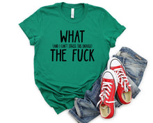 Load image into Gallery viewer, Wholesale What the Graphic Tee - Yellow
