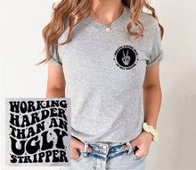 Load image into Gallery viewer, Wholesale Working Harder Graphic Tee - Aqua Tee
