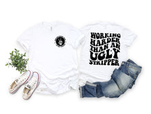 Load image into Gallery viewer, Wholesale Working Harder Graphic Tee - White Tee
