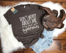 Load image into Gallery viewer, Wholesale Worry About your eyebrows Graphic Tee - Navy
