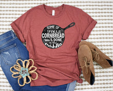Load image into Gallery viewer, Wholesale Ya'lls cornbread Graphic Tee - Heather Clay
