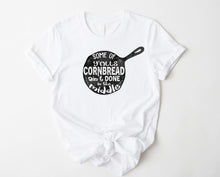 Load image into Gallery viewer, Wholesale Ya'lls cornbread Graphic Tee - White
