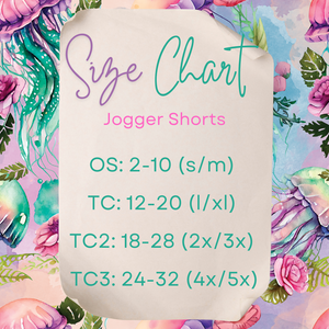 Batch #307 - Sea Life - Closes 3/20 - ETA mid May - Jellyfish Biker & Jogger Shorts