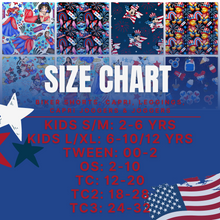 Load image into Gallery viewer, Ready To Ship - RW and Blue Dog Capris
