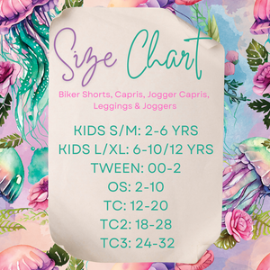 Batch #307 - Sea Life - Closes 3/20 - ETA mid May - Turtle Shells Full and Capri Length Leggings