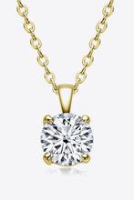 Load image into Gallery viewer, 925 Sterling Silver 1 Carat Moissanite Chain-Link Necklace
