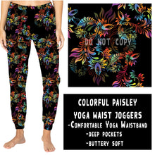 Load image into Gallery viewer, YOGA WAIST JOGGER ROUND 2- COLORFUL PAISLEY PREORDER CLOSING 12/14
