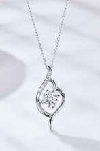 Load image into Gallery viewer, Platinum-Plated 1 Carat Moissanite Pendant Necklace
