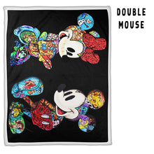 Load image into Gallery viewer, MINKY THROW BLANKET- DOUBLE MOUSE
