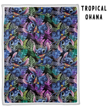 Load image into Gallery viewer, MINKY THROW BLANKET-TROPICAL OHANA
