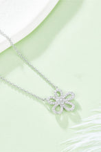 Load image into Gallery viewer, Moissanite Flower Pendant 925 Sterling Silver Necklace
