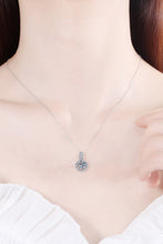 Load image into Gallery viewer, Build You Up Moissanite Round Pendant Chain Necklace
