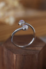 Load image into Gallery viewer, Natural Moonstone 925 Sterling Silver Toi Et Moi Ring

