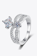 Load image into Gallery viewer, 925 Sterling Silver Moissanite Crown Ring
