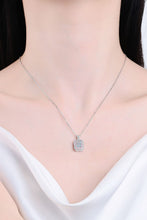 Load image into Gallery viewer, 1 Carat Moissanite Geometric Pendant Chain Necklace
