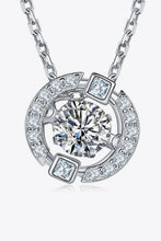 Load image into Gallery viewer, Moissanite Pendant Chain-Link Necklace
