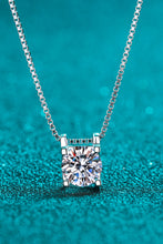 Load image into Gallery viewer, 1 Carat Moissanite 925 Sterling Silver Chain Necklace
