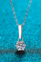 Load image into Gallery viewer, 1 Carat Moissanite 925 Sterling Silver Chain-Link Necklace
