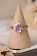 Load image into Gallery viewer, High Quality Natural Moonstone 18K Rose Gold-Plated 925 Sterling Silver Ring
