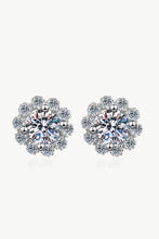 Load image into Gallery viewer, Moissanite Floral-Shaped Stud Earrings
