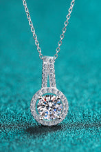 Load image into Gallery viewer, Build You Up Moissanite Round Pendant Chain Necklace
