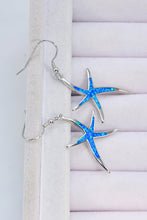 Load image into Gallery viewer, Opal Starfish Drop Earrings
