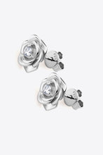 Load image into Gallery viewer, Moissanite Flower 925 Sterling Silver Earrings
