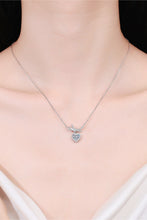 Load image into Gallery viewer, 1 Carat Moissanite Heart Pendant Necklace
