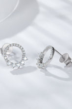 Load image into Gallery viewer, Moissanite Platinum-Plated Earrings
