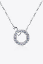 Load image into Gallery viewer, Moissanite Pendant Rhodium-Plated Necklace
