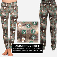 Load image into Gallery viewer, PRINCESS CAFE (LEGGINGS, CAPRI, JOGGERS) WS
