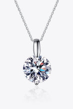 Load image into Gallery viewer, Minimalist 925 Sterling Silver Moissanite Pendant Necklace
