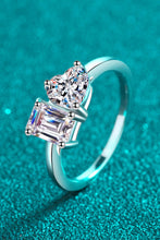 Load image into Gallery viewer, Rhodium-Plated 2 Carat Moissanite Ring
