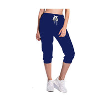 Load image into Gallery viewer, NAVY JOGGER CAPRI
