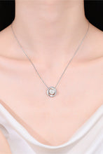 Load image into Gallery viewer, Moissanite Pearl Rhodium-Plated Necklace
