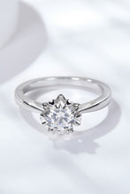 Load image into Gallery viewer, 925 Sterling Silver Solitaire Moissanite Ring
