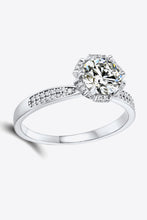 Load image into Gallery viewer, 925 Sterling Silver 1 Carat Moissanite Ring

