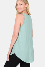 Load image into Gallery viewer, Zenana Round Neck Curved Hem Tank
