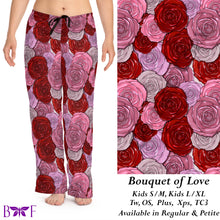 Load image into Gallery viewer, Bouquet of Love leggings, Capris, Full and Capri length loungers and joggers Preorder #1222
