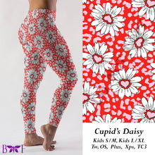 Load image into Gallery viewer, Cupid&#39;s Daisy leggings, Capris, Full and Capri length loungers and joggers Preorder #1222
