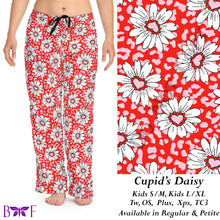 Load image into Gallery viewer, Cupid&#39;s Daisy leggings, Capris, Full and Capri length loungers and joggers Preorder #1222
