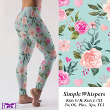 Load image into Gallery viewer, Simple Whispers leggings, Capris, Full and Capri length loungers and joggers Preorder #1222

