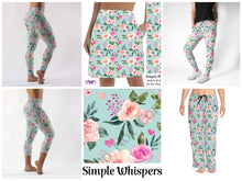 Load image into Gallery viewer, Simple Whispers leggings, Capris, Full and Capri length loungers and joggers Preorder #1222
