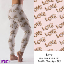 Load image into Gallery viewer, Love leggings, Capris, Full and Capri length loungers and joggers Preorder #1222
