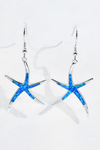 Load image into Gallery viewer, Opal Starfish Drop Earrings
