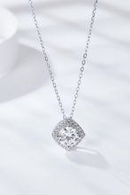Load image into Gallery viewer, 1 Carat Moissanite Geometric Pendant Necklace
