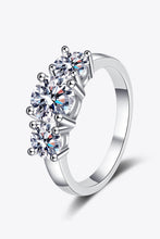 Load image into Gallery viewer, Stylish 925 Sterling Silver Moissanite Ring

