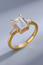 Load image into Gallery viewer, 2 Carat Moissanite Rectangle Ring
