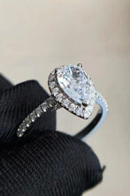 Load image into Gallery viewer, 2 Carat Moissanite Teardrop Cluster Ring
